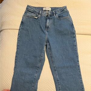 Denim Forum Classic Blue Straight Leg Jeans